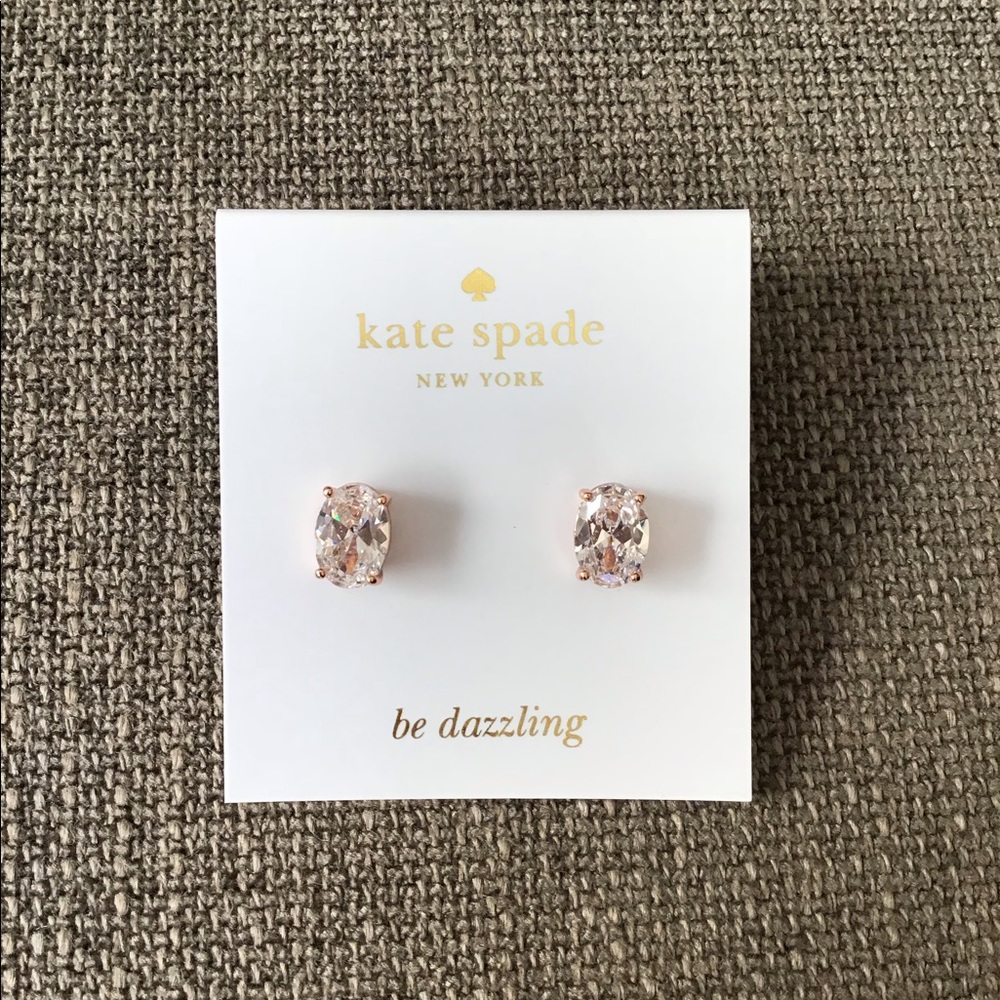 LAST ONE‼️ KATE SPADE Cubic Zirconia Stud Earrings - Picture 4 of 6